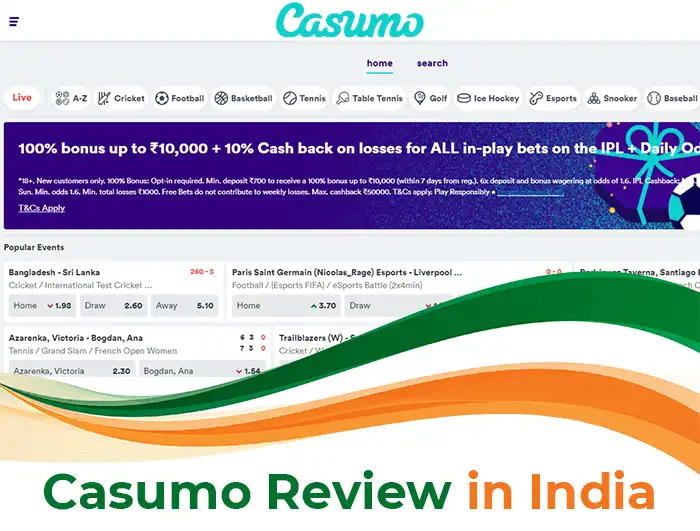 Casumo Review In India