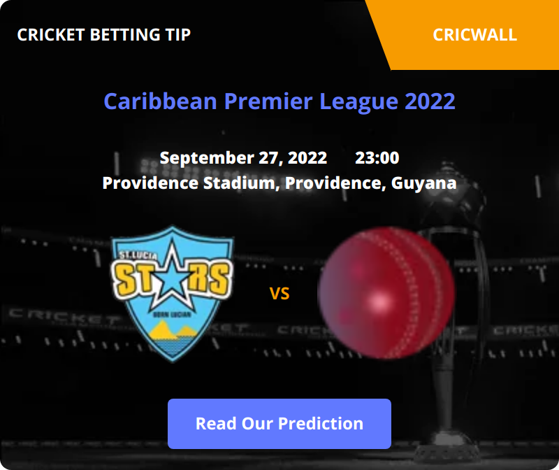 St Lucia Kings VS Jamaica Tallawahs Match Prediction 27 September 2022