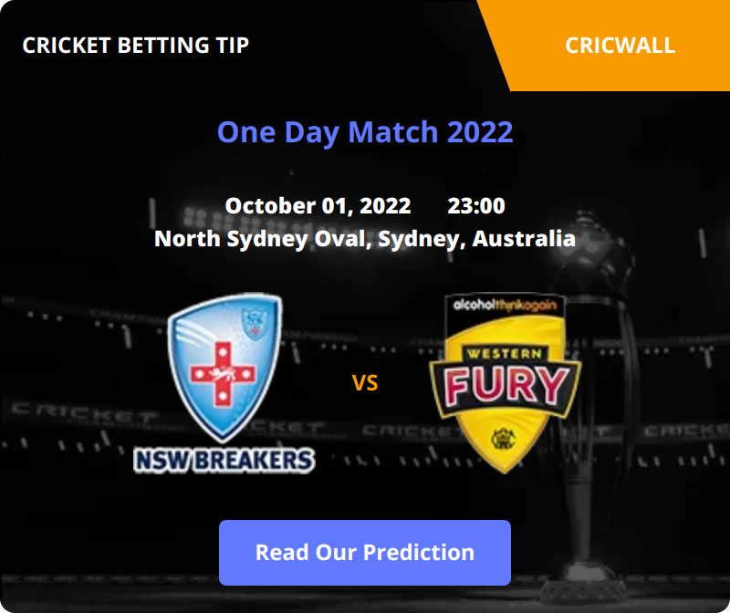 New South Wales Women VS Western Australia Women Match Prediction 01 October 2022