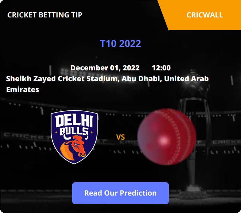 Delhi Bulls VS New York Strikers Match Prediction 01 December 2022