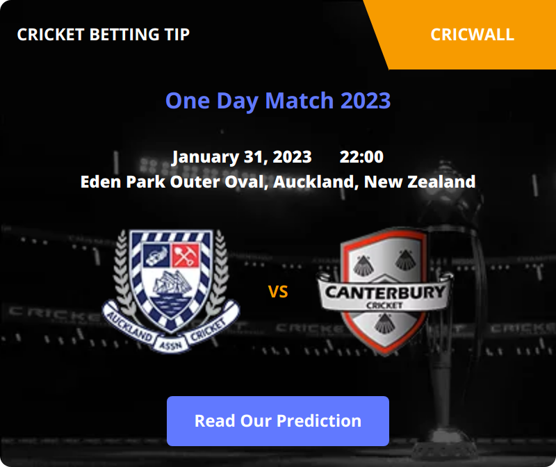 Auckland Aces VS Canterbury Kings Match Prediction 31 January 2023