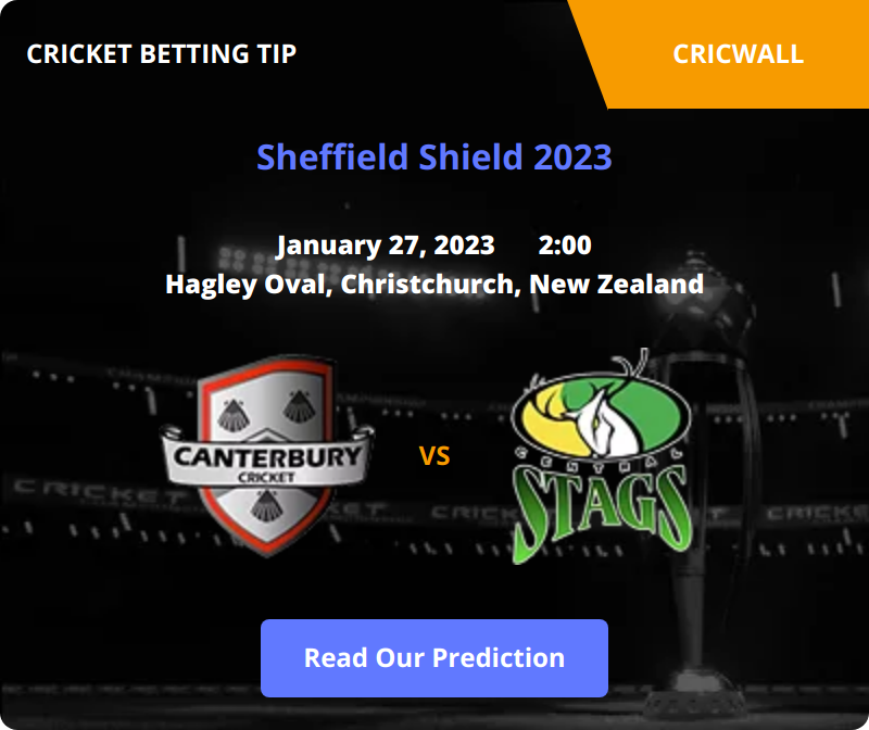Canterbury Kings VS Central Stags Match Prediction 27 January 2023