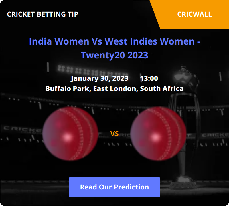 India Women VS West Indies Women Match Prediction 30 January 2023