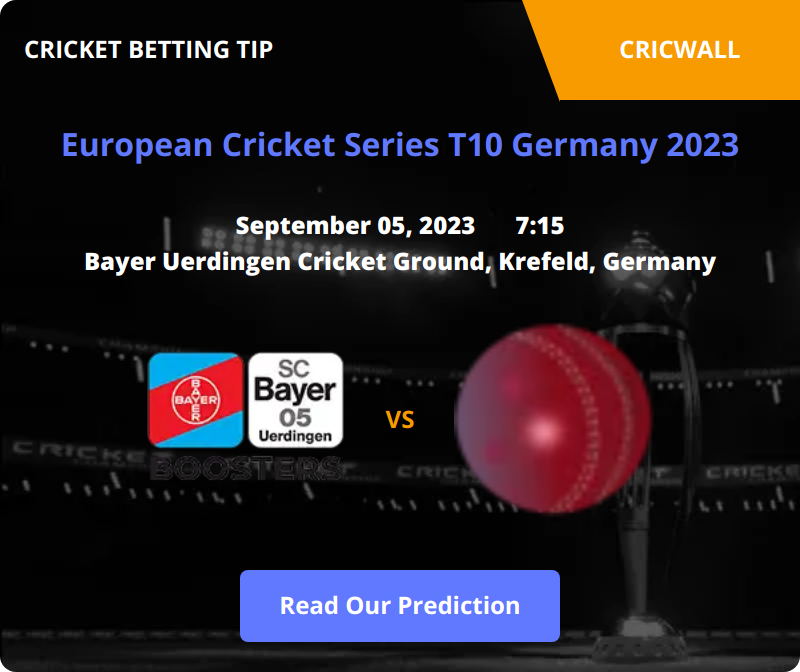 Bayer Uerdingen Boosters VS Aachen Rising Stars Match Prediction 05 September 2023